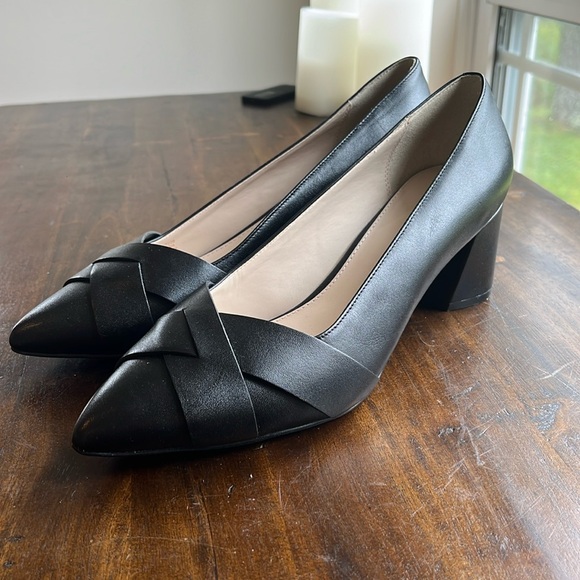 COLE HAAN black dress shoes - women’s size 7.5 - Picture 1 of 7